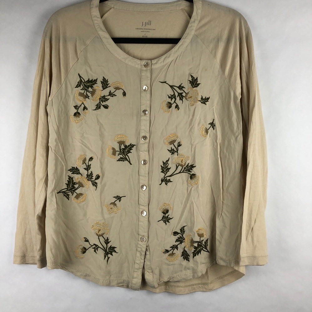 J Jill woven front blouse